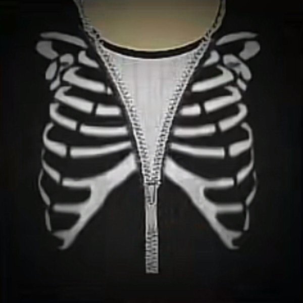 кофта скелет