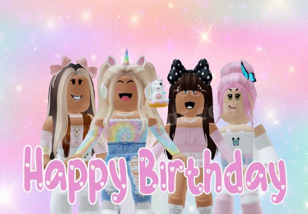 день рождения в стиле роблокс