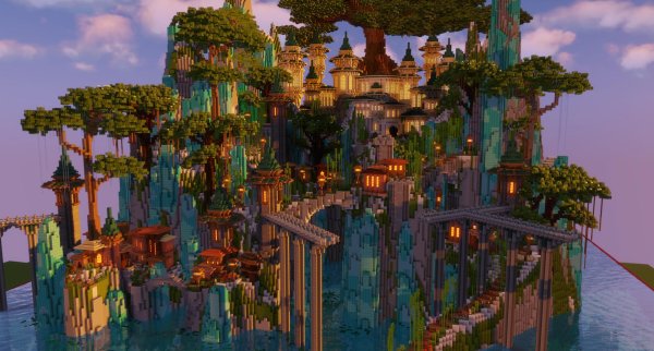 остров вдохновения minecraft