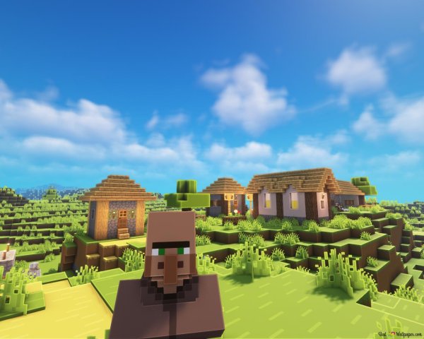 красивая деревня в майнкрафте