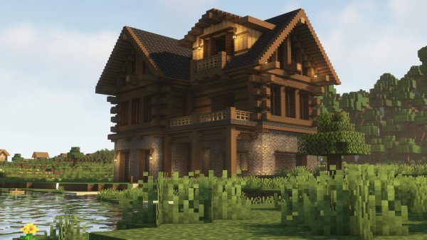 красивые дома в minecraft