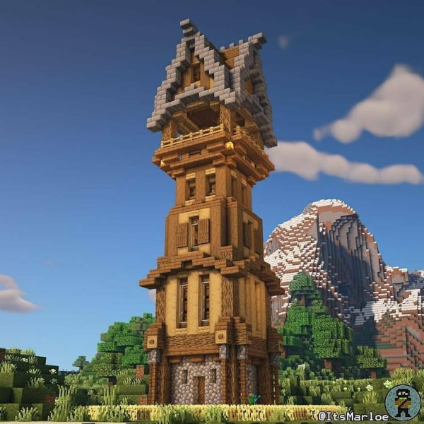 башни майнкрафт
