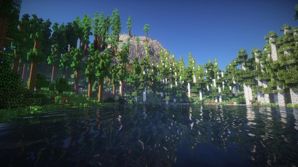 пейзажи майнкрафт