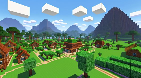 обои майнкрафт