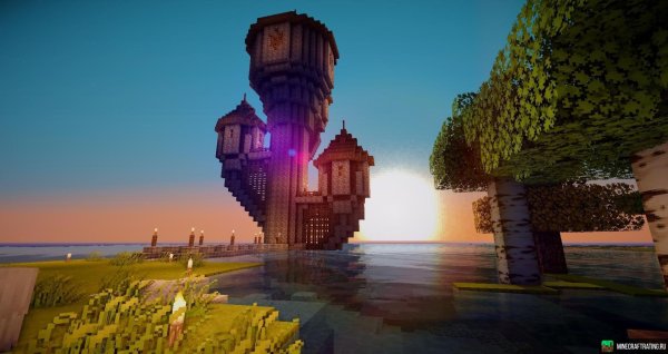 красивые башни в майнкрафте
