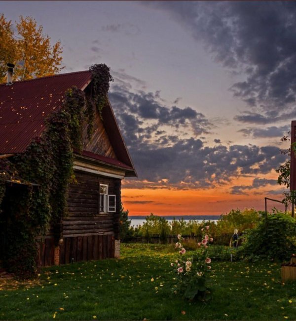 деревенские домики