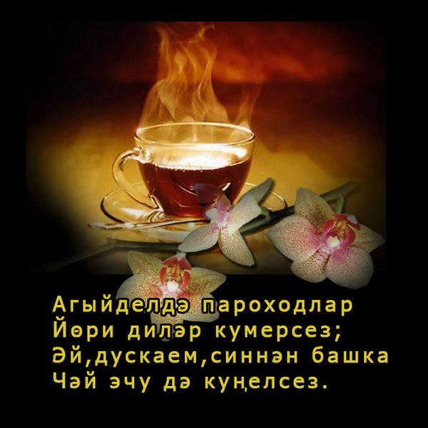 пожелания доброго вечера на татарском языке