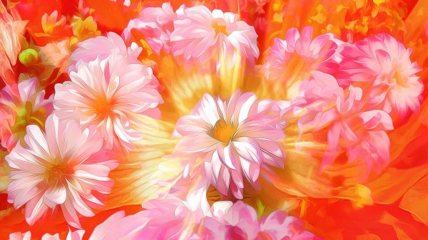 цветочные фоны