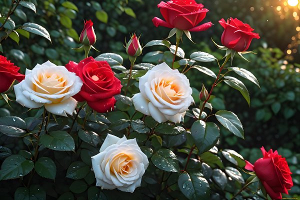 красивая роза