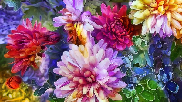 цветочная фантазия