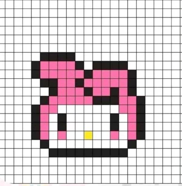 рисунок по клеточкам маленькие