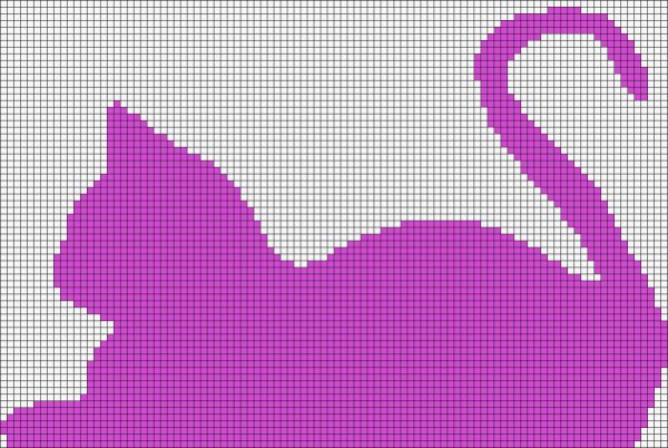 схемы кошек для вязания