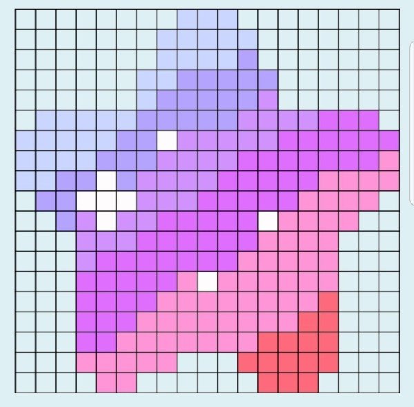 по клеткам рисунки