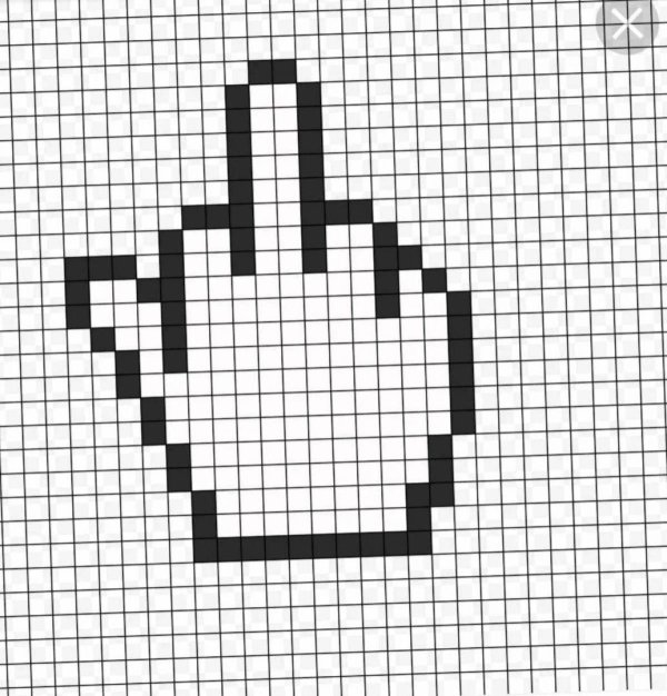 рисунок по клеточкам для начинающих
