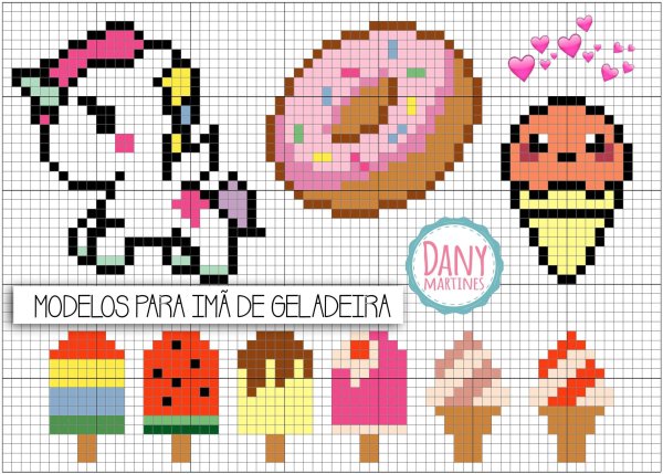 рисунок по клеточкам маленькие