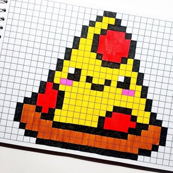 рисование ипо клеточка