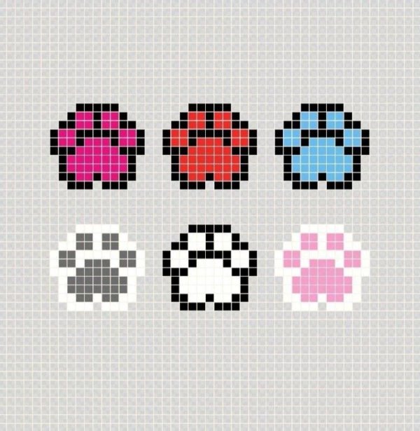 термомозаика лапка