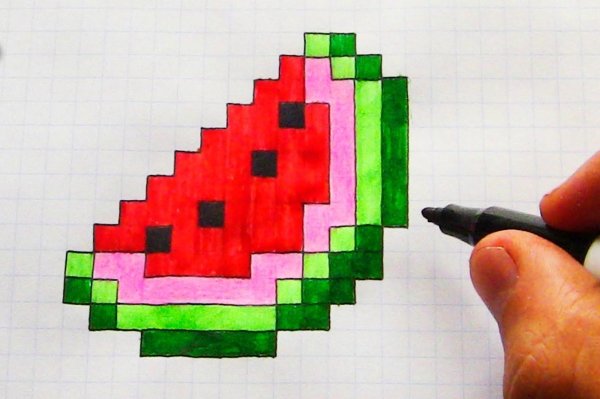 рисунки в клеточку