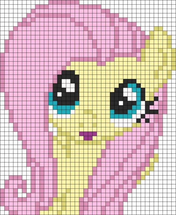 пони по клеточкам