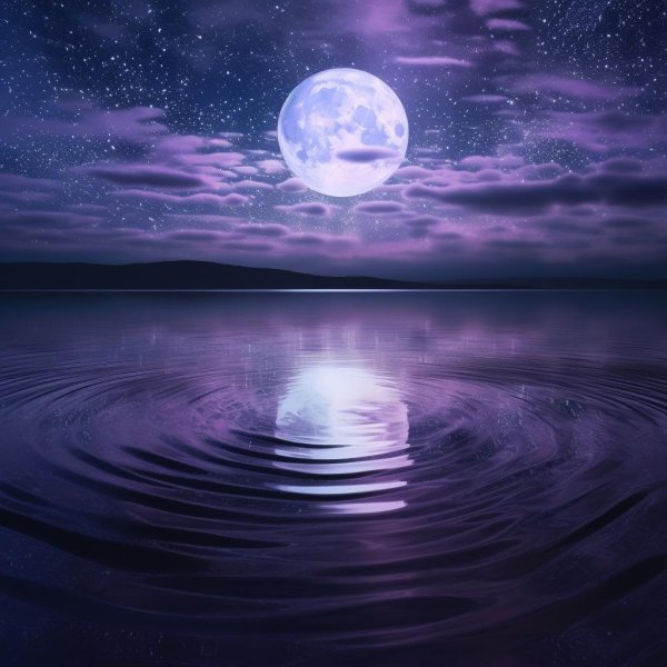 отражение луны