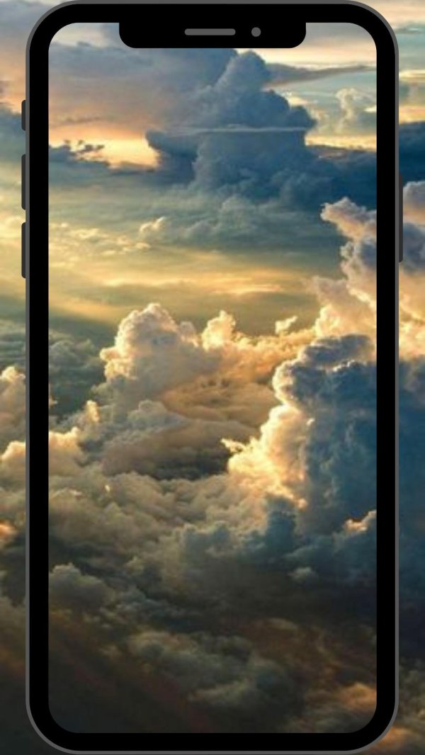 облака вечером