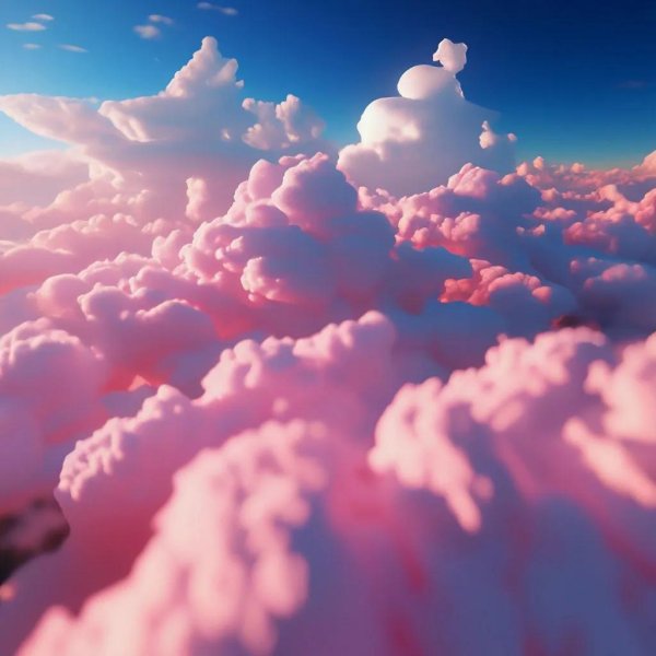 розовое небо