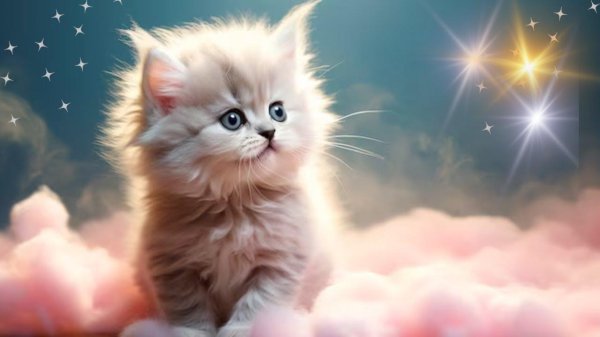 котенок красивый