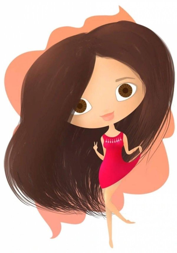 девочка мультяшка
