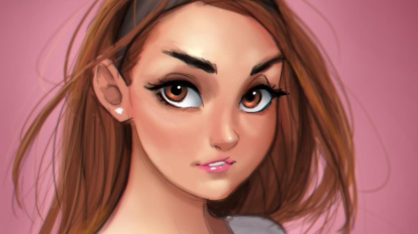 девушки в мультяшном стиле