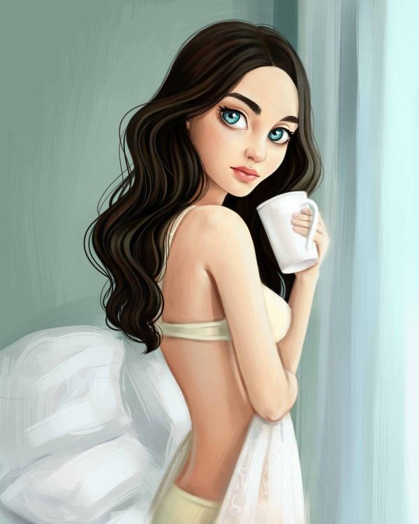 красивые девушки мультяшки