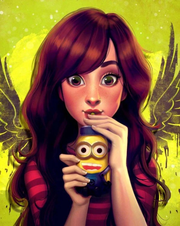 девочка мультяшка