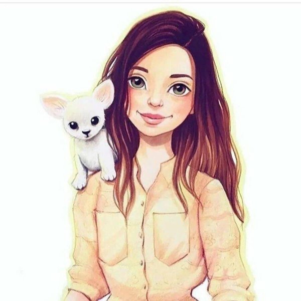 милые девочки для срисовки