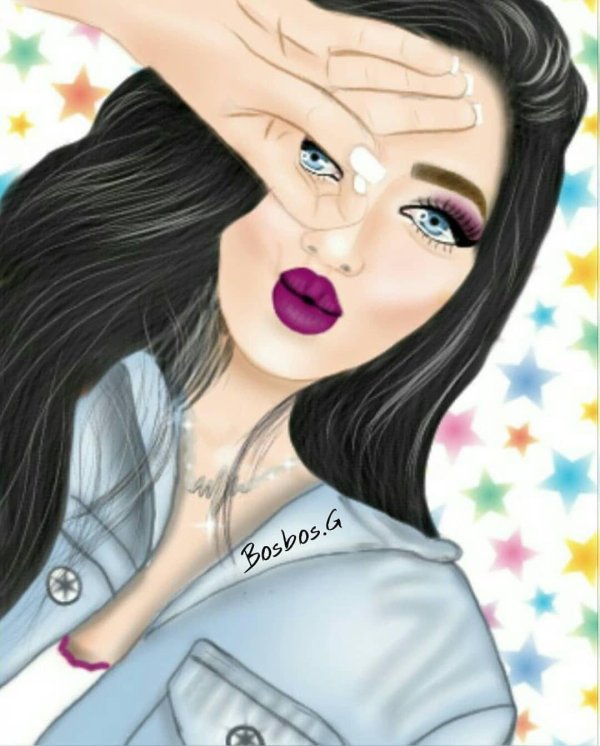 красивые рисунки девушек