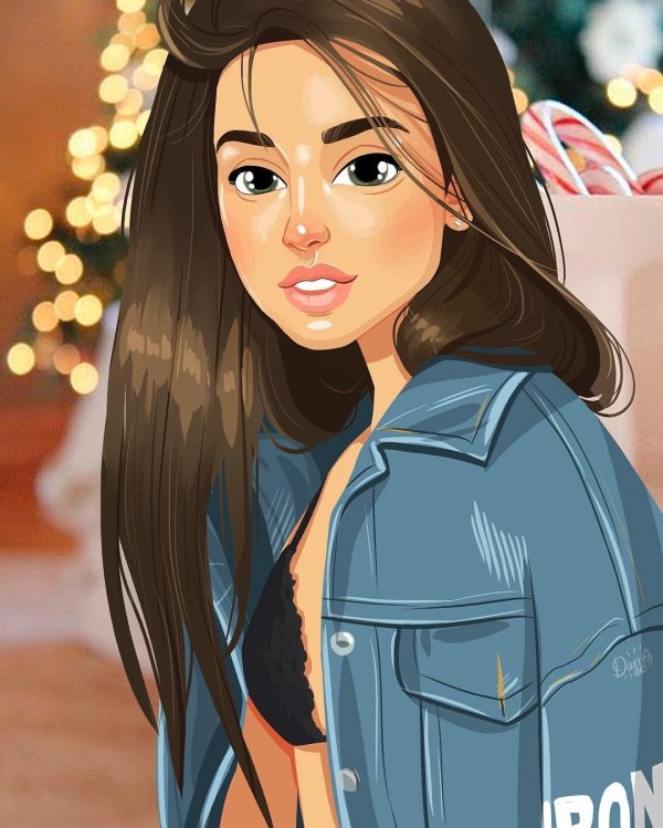 иллюстрации девушек