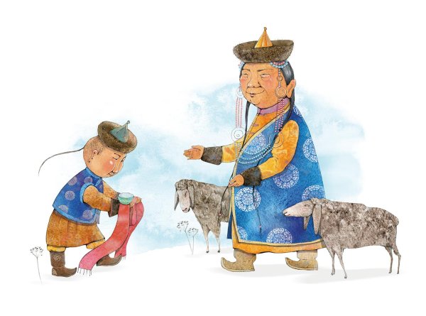 бурятские иллюстрации