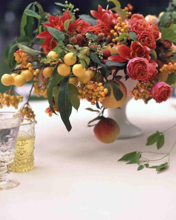 ягодноцветочная композиция