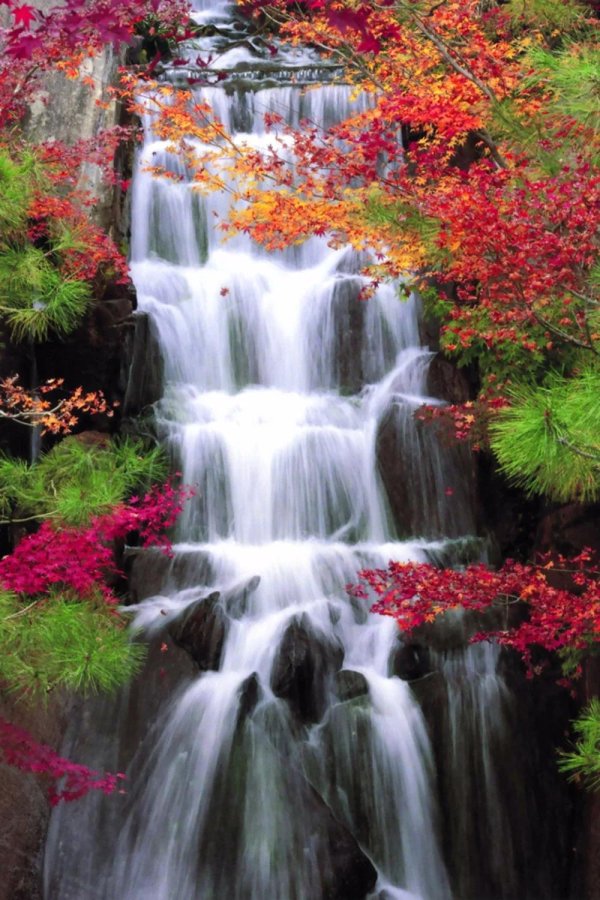 beautiful waterfall