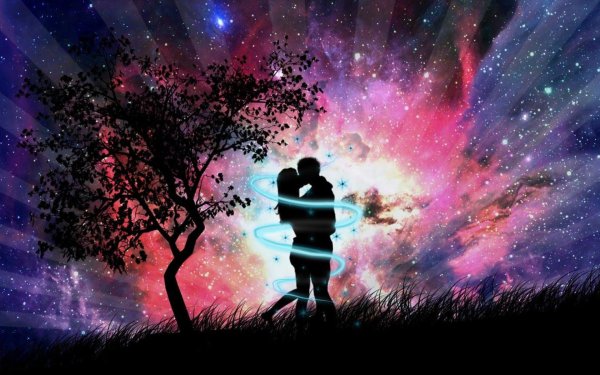 мужчина и женщина космос