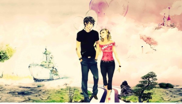 романтичные рисунки