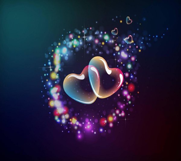 сердечки красивые