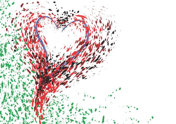 сердечка рисунок