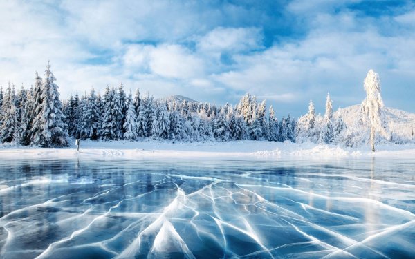 frozen lake