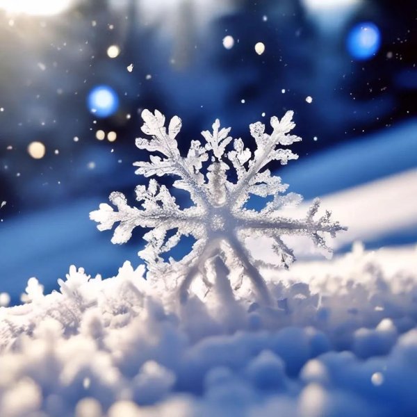 снежинка красивая