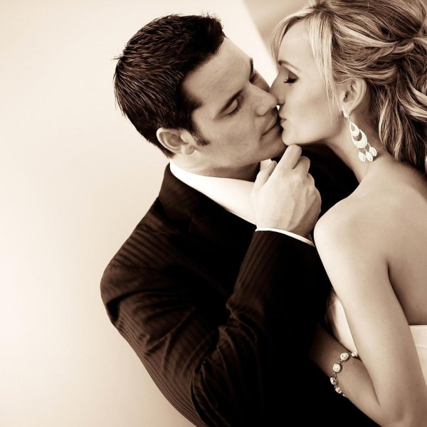 романтические поцелуи
