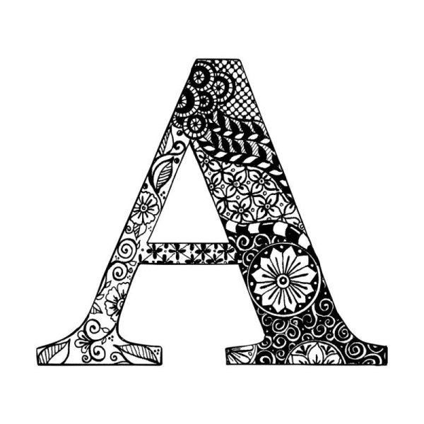 стилизованная буква