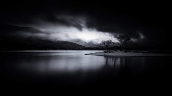 черно белые пейзажи