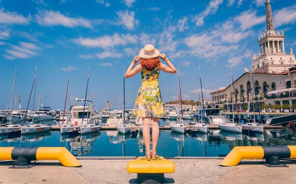 отдыхающие на море