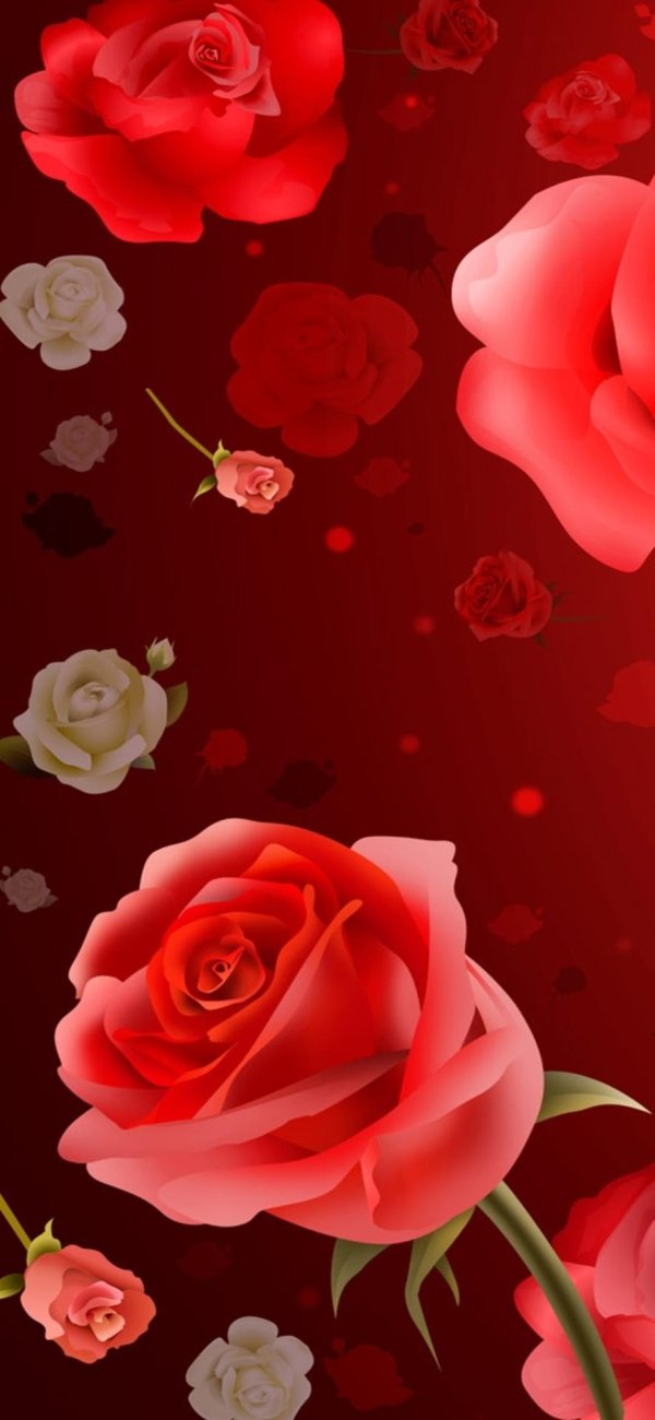 фон с розами