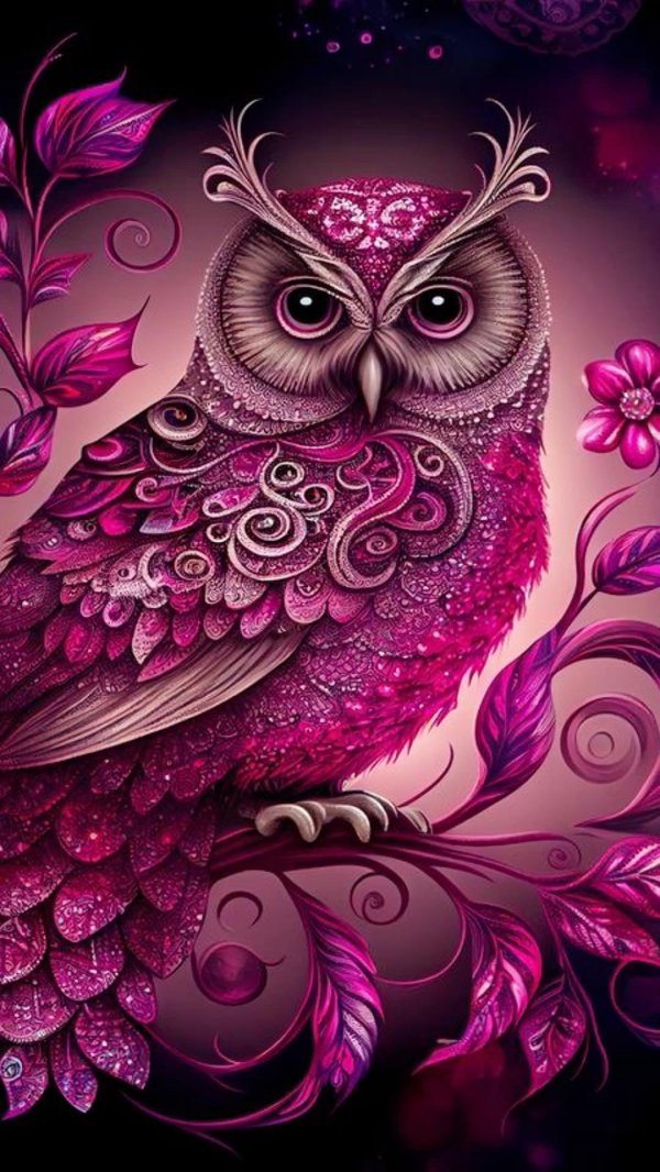 алмазная мозаика совушка