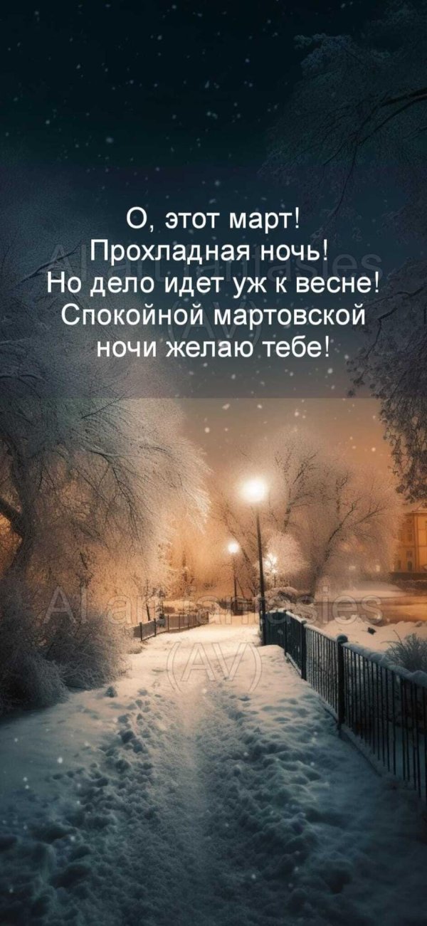 мартовская ночь